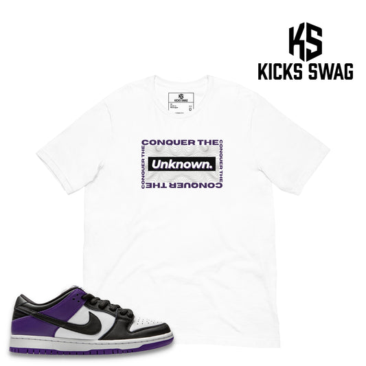 T-shirt - Nike SB Dunk Low Court Purple (Conquer the Unknown)