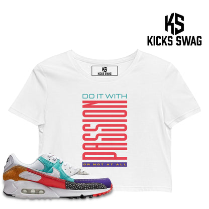 Crop Top - Nike Air Max 90 SE (Do it with passion or not at all)