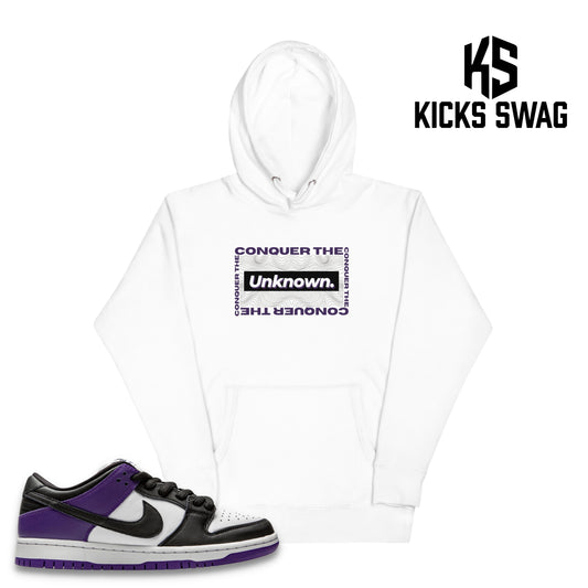 Hoodie - Nike SB Dunk Low Court Purple (Conquer the Unknown)