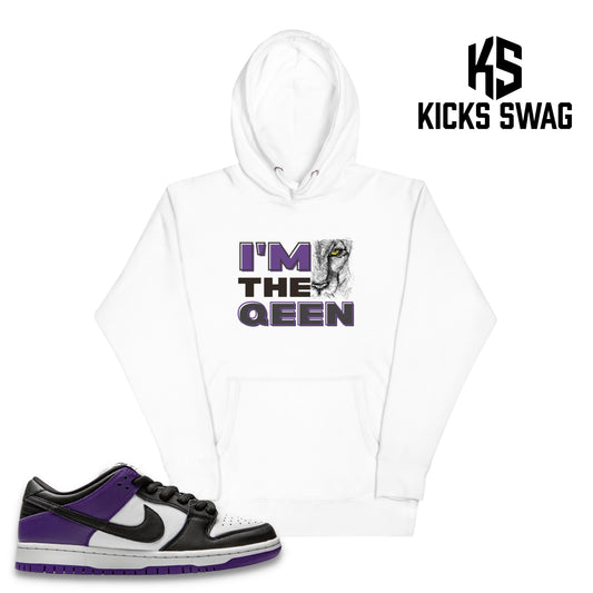 Hoodie - Nike SB Dunk Low Court Purple (I'm the queen)