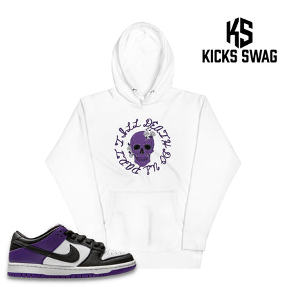 Hoodie - Nike SB Dunk Low Court Purple (till death do us part)