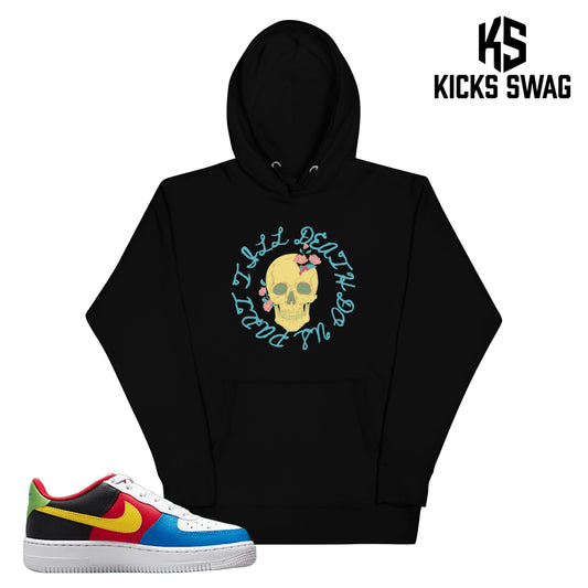Hoodie  -  Air Force 1 Low 07 QS Uno GS (till death do us part)