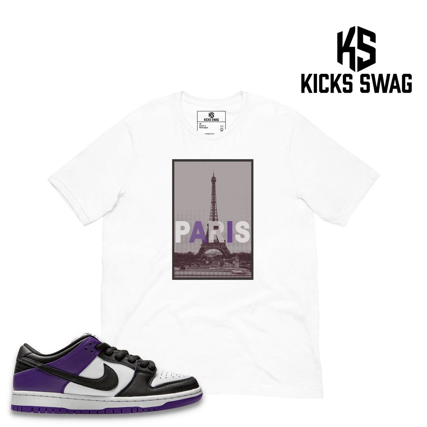 T-shirt - Nike SB Dunk Low Court Purple (Paris)