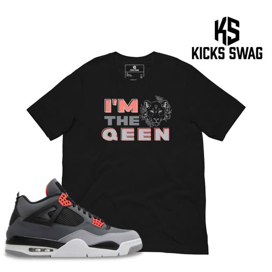 T-shirt - Air Jordan 4 Infrared (I'm The Queen)