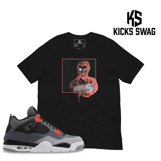 T-shirt - Air Jordan 4 Infrared (Time is money)