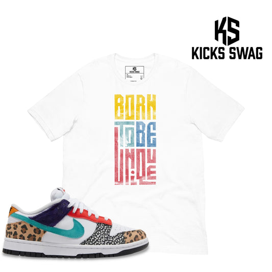 T-shirt - Nike dunk low safari mix (Born to be unique)