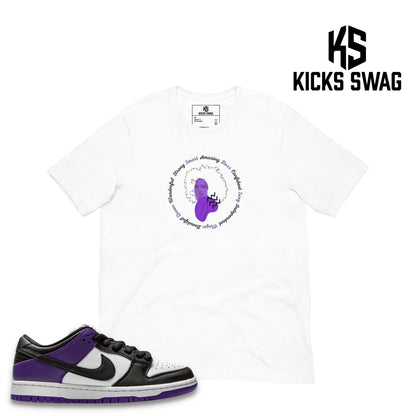 T-shirt - Nike SB Dunk Low Court Purple (Queen)