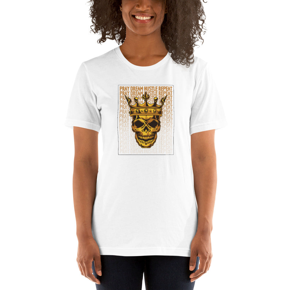 T-shirt - Nike Dunk Low Championship Goldenrod (2021)  (Pray Dream Hustle Repeat)